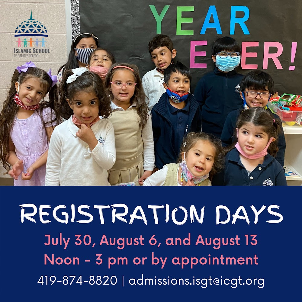 ISGT Early Childhood Registration Days